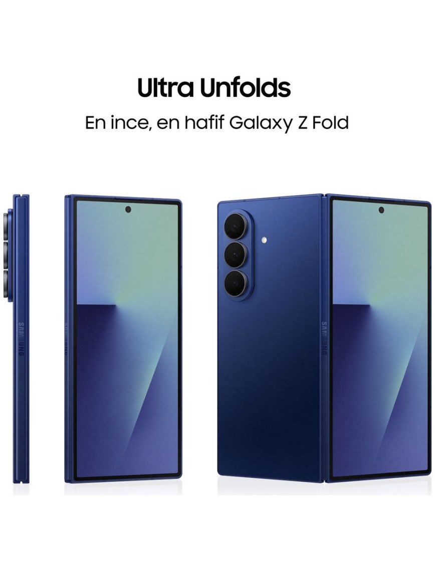 Samsung Galaxy Z Fold7 1 Tb 16 GB Ram (Samsung Türkiye Garantili) Gece Siyahı